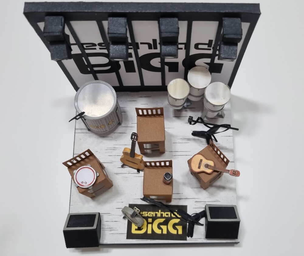 Miniatura de Cenário - Roombox - Palco de Pagode 1