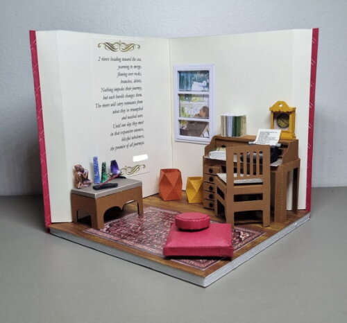 Miniatura de Cenário - Roombox - Sala de Meditação