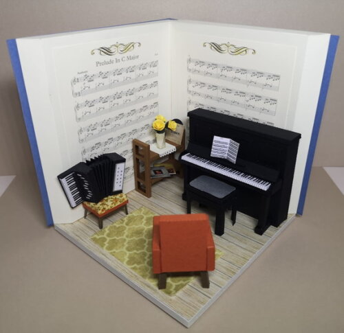 Miniatura de Cenário - Roombox - Sala de Música 1