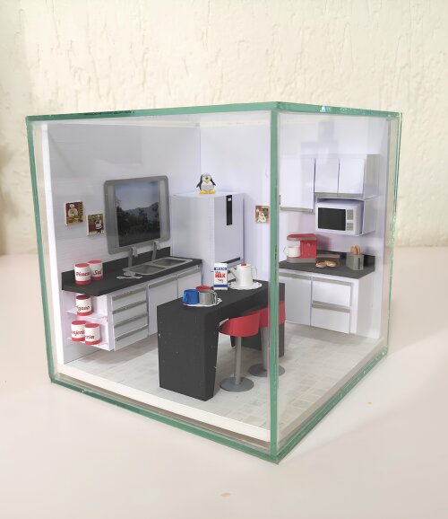 Miniatura de Cenário - Roombox - Cozinha 1