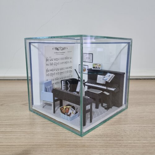 Miniatura de Cenário - Roombox - Sala de Música 3