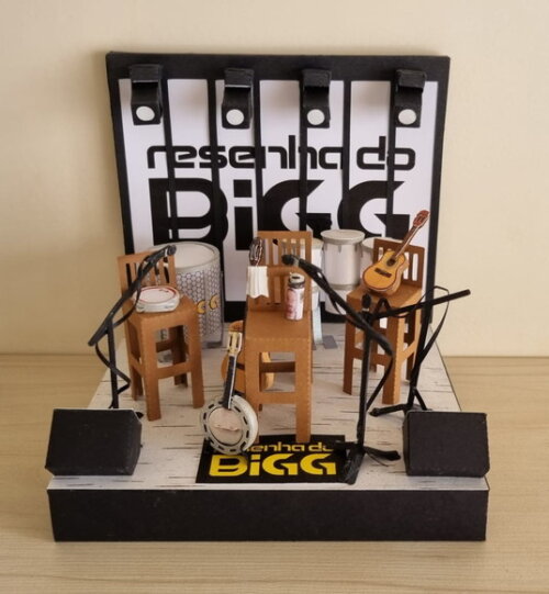 Miniatura de Cenário - Roombox - Palco de Pagode 1