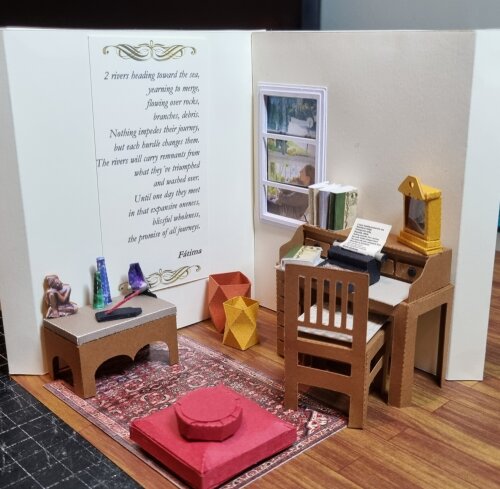 Miniatura de Cenário - Roombox - Sala de Meditação