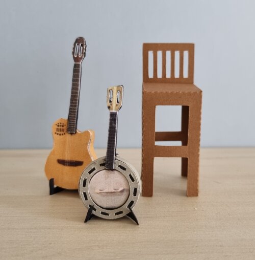 Miniatura de Cenário - Roombox - Palco de Pagode 1