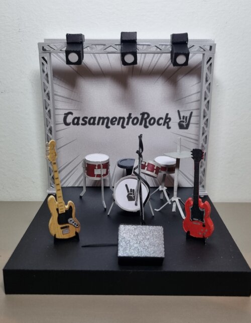Miniatura de Cenário - Roombox -  Palco de Pagode 2