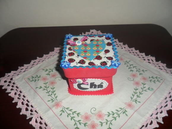Caixinha porta chá