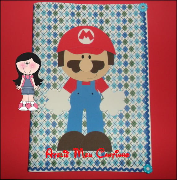 Capas de caderno personagens