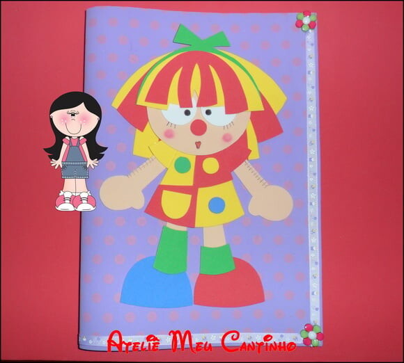 Capas de caderno personagens