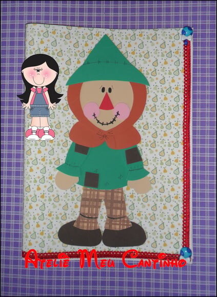 Capas de caderno personagens