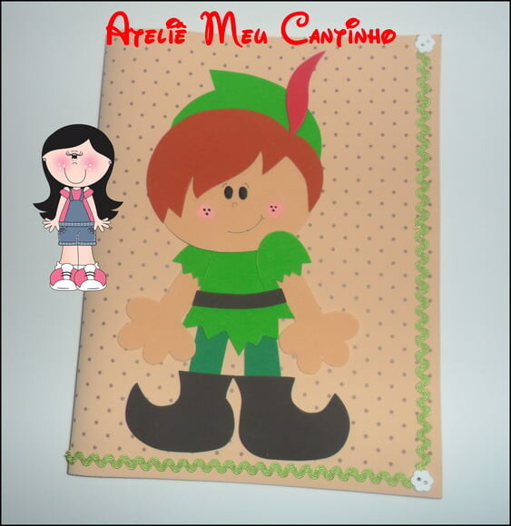 Capas de caderno personagens