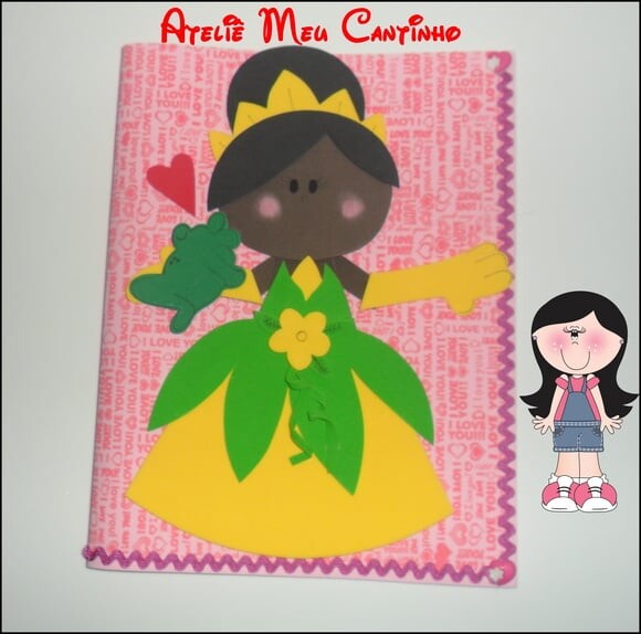 Capas de caderno personagens
