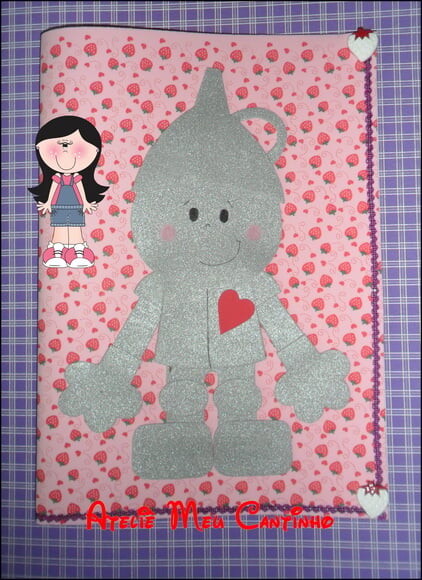 Capas de caderno personagens