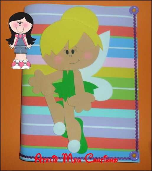 Capas de caderno personagens