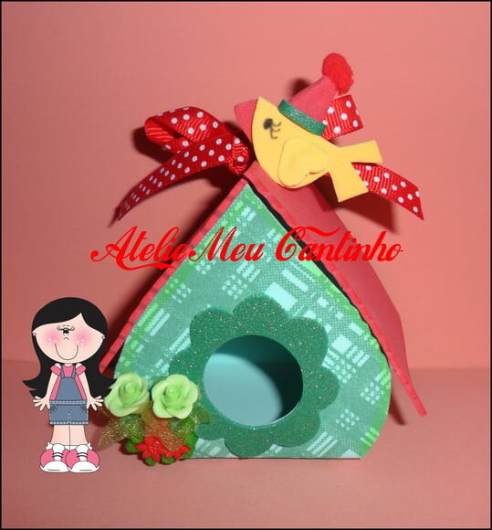 Casinha porta bombom