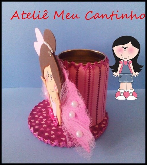 Centro de mesa porta doces bailarina