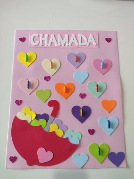 Decoração Sala de Aula Chuva de Amor