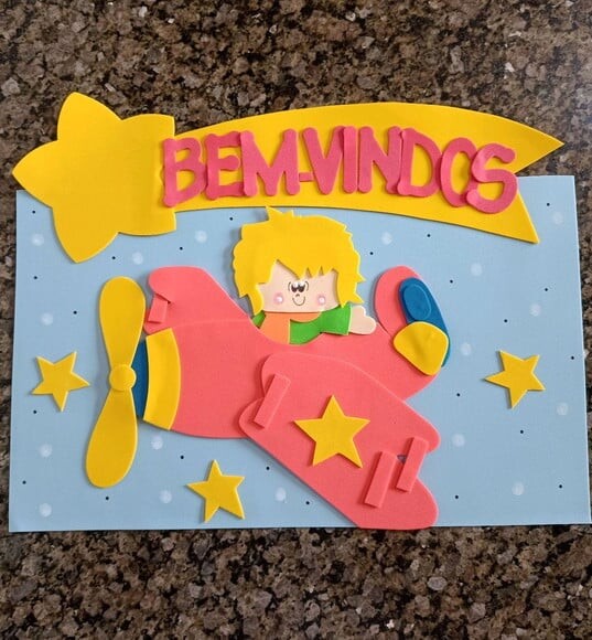 Decoração Sala de Aula Pequeno Príncipe com 4 Cartazes