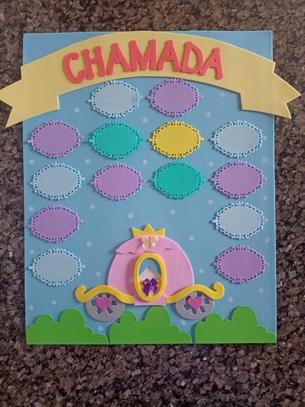 Decoração Sala de Aula Princesa e Príncipe com 6 Cartazes