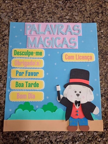 Decoração Sala de Aula Tema Bobbie Goodies com 7 Cartazes