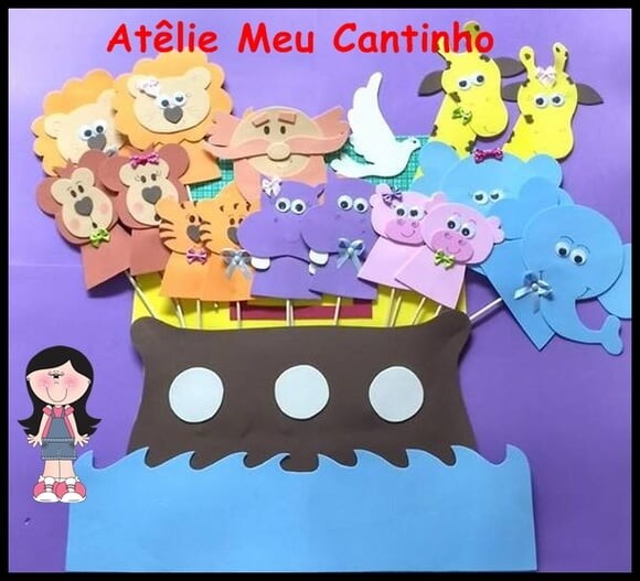 Fantoches arca de noé