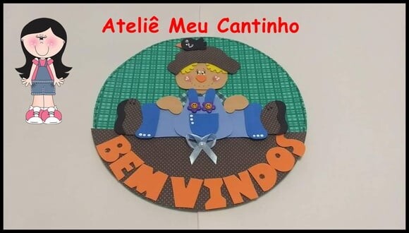 Guirlanda junina espantalho