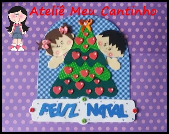 Guirlanda natalina crianças