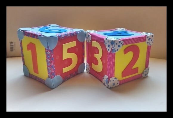 Kit Cubos Vogais e Numerais