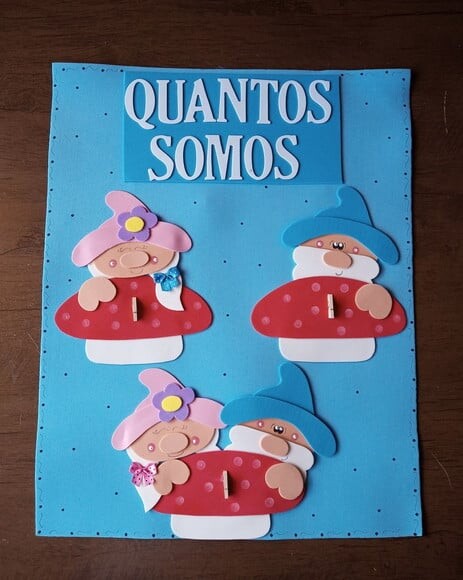 Kit decoração sala de aula tema gnomos
