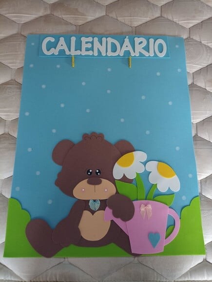 Kit Decoração Sala de Aula Ursinhos com 8 Cartazes