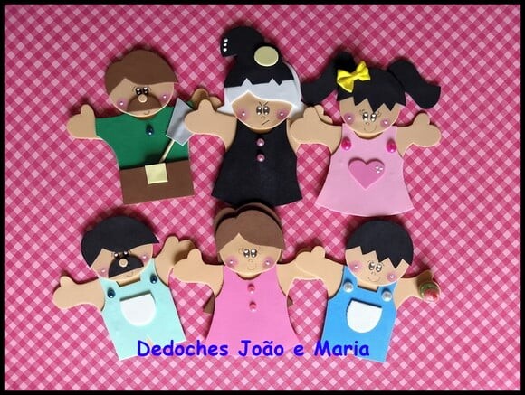 Kit Dedoches com 6 Histórias