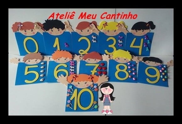 Kit Escolar Completo com Alfabeto e Numerais