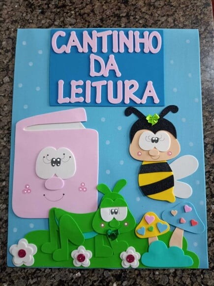Kit Sala de Aula Bichinhos do Jardim com 8 Cartazes