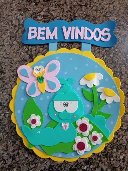 Kit Sala de Aula Bichinhos do Jardim com 8 Cartazes