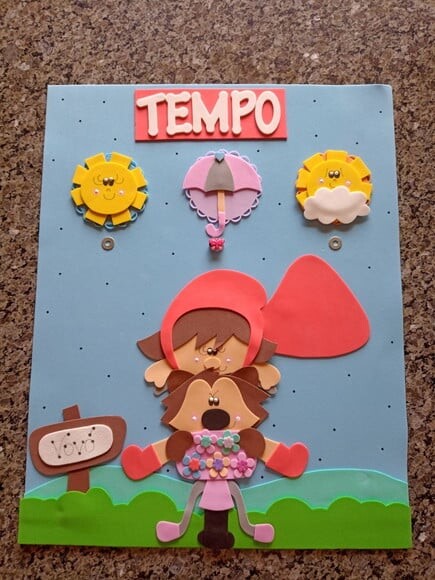 Kit Sala de Aula Chapeuzinho Vermelho com 6 Cartazes