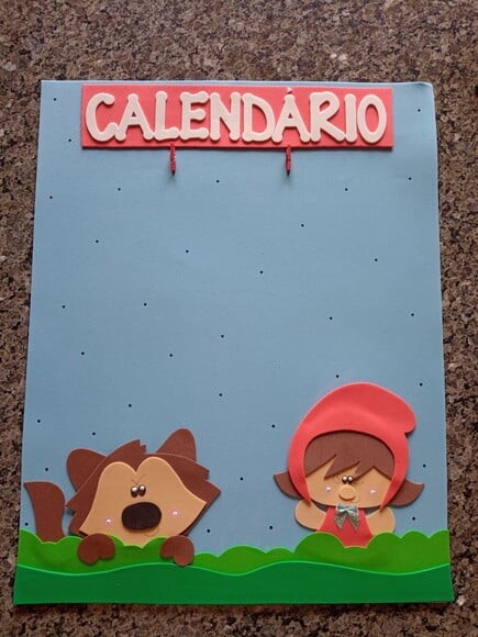 Kit Sala de Aula Chapeuzinho Vermelho com 6 Cartazes