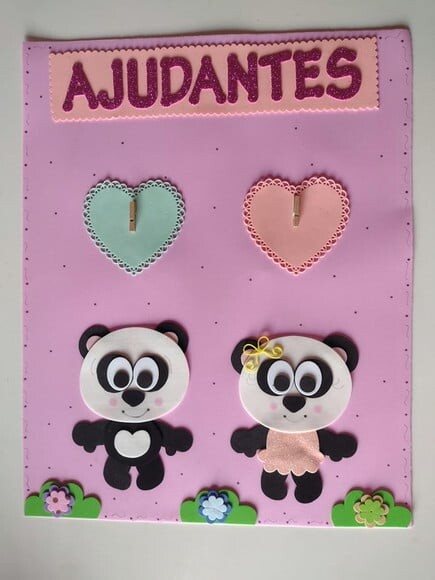Kit Sala de Aula Pandas ( Pandinhas)