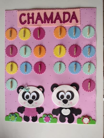Kit Sala de Aula Pandas ( Pandinhas)