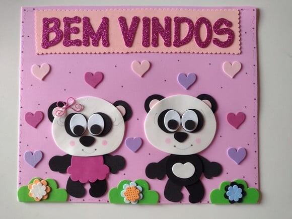 Kit Sala de Aula Pandas ( Pandinhas)