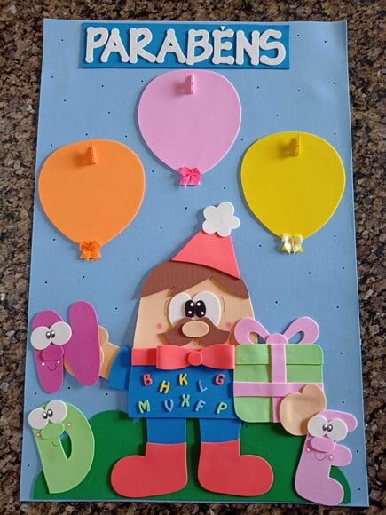 Kit Sala de Aula Senhor Alfabeto com 9 Cartazes