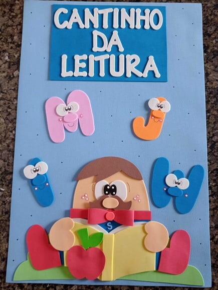 Kit Sala de Aula Senhor Alfabeto com 9 Cartazes