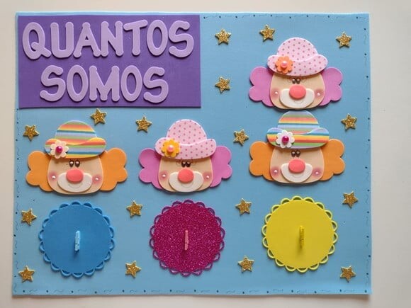 Kit Sala de Aula Tema Circo/palhaços