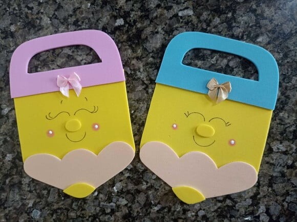 Lembrancinha Porta Doces para Início das Aulas Lápis