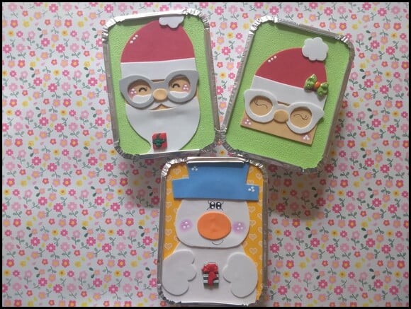 Marmitas porta doces de natal