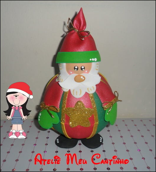 Noel 3d porta doces