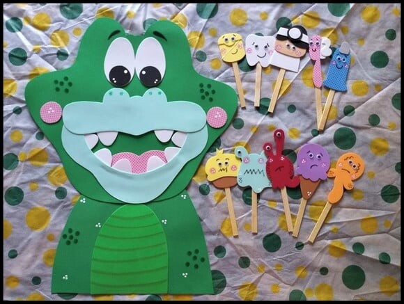 Painel Jacaré com Dor de Dente
