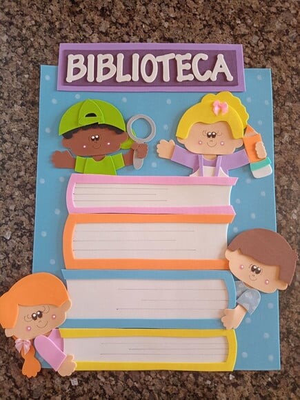 Placa de Porta Biblioteca