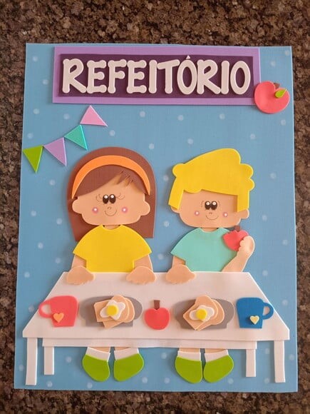 Placa de Porta Refeitório
