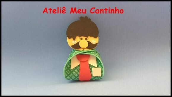 Porta bombom papai