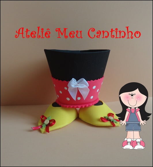 Porta doces minnie