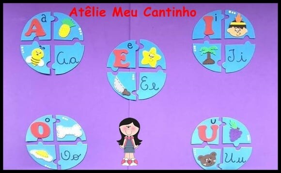 Quebra cabeça vogais